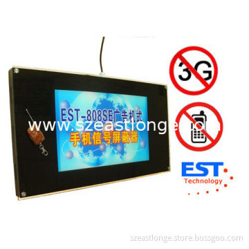808se Advertising Player Cdma Blocker Jammer 6dbm / 30khz For Auditorium